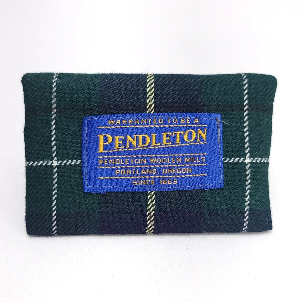 Pendleton Wool Wallet Bifold‎ Card Wallet Sewing Kit Plaid 4